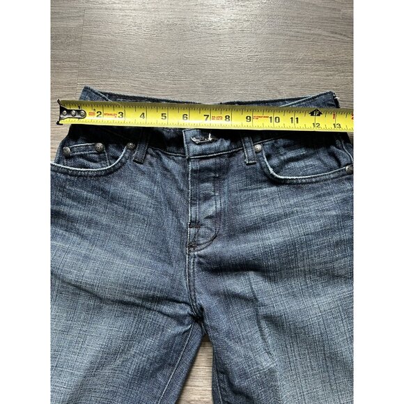 Rock & Republic Girls Size 12 Jeans Youth Blue dark Wash Denim Button Fly - Picture 9 of 9